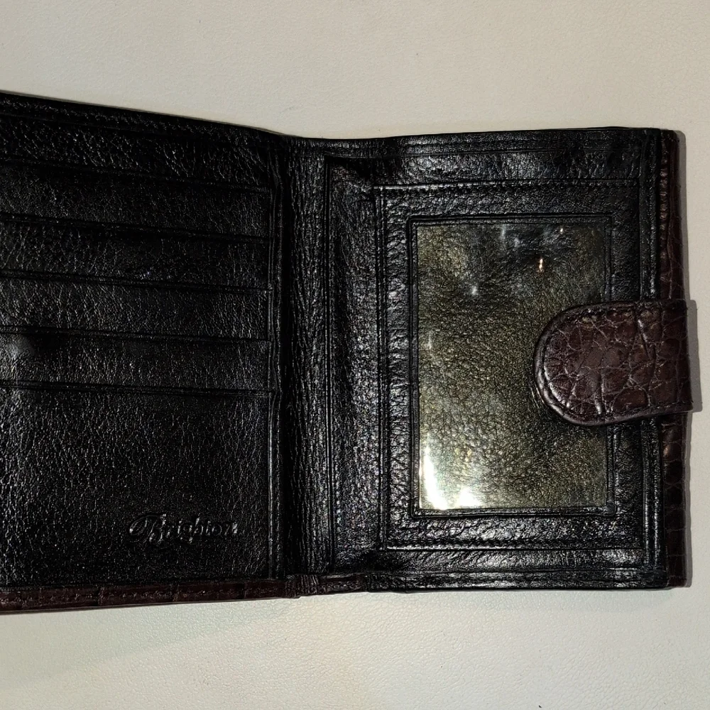 Brighton Black And Brown Leather Wallet